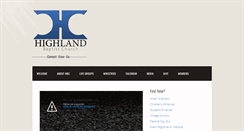 Desktop Screenshot of highlandbaptist.org